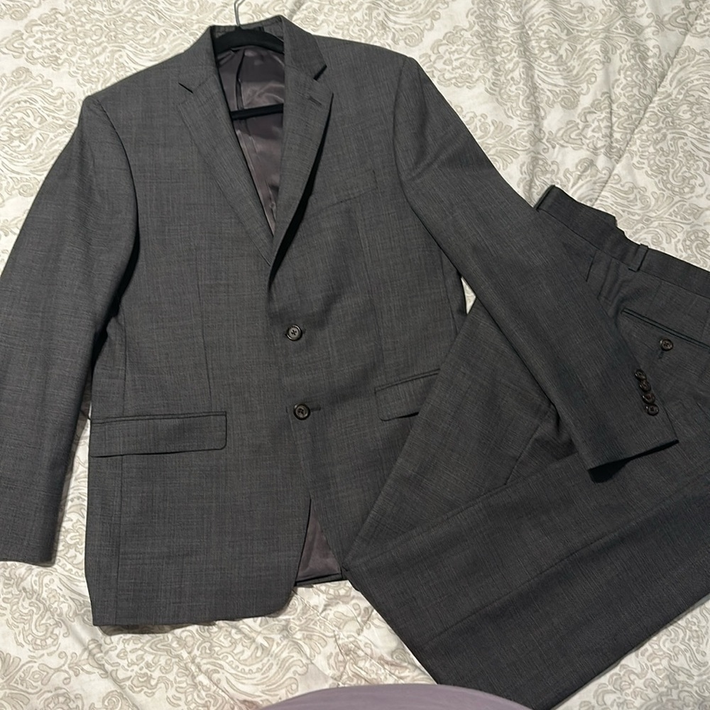 Ralph Lauren gray suits.
